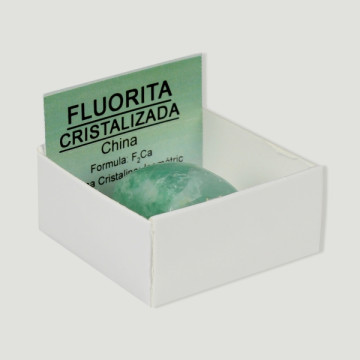 4x4 Box – Green quartz – Small bottle of South Africa.