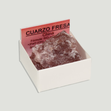 4x4 Box – Strawberry Quartz – China.