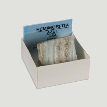 Boîte 4x4 – Hémimorphite bleue – États-Unis.