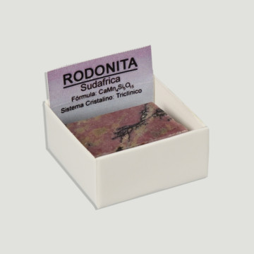 Boîte 4x4 – Rhodonite – Fer – Afrique du Sud.