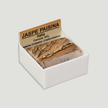 Cajita 4x4 – Jaspe Paisina (Plancha) – Sudáfrica. 