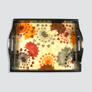 Capiz/mother-of-pearl tray....