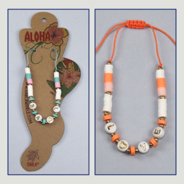 Hook 65. Adjustable fantasy anklets.
