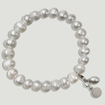 Bracelet en argent SKADE. Perle et perles.