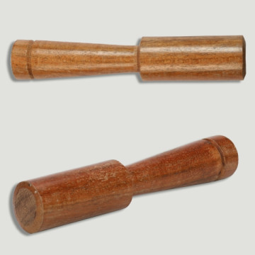 Wooden mallet bid stick. 16cm.