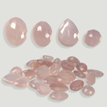 Gems in bag – Rose Quartz. 100gr.