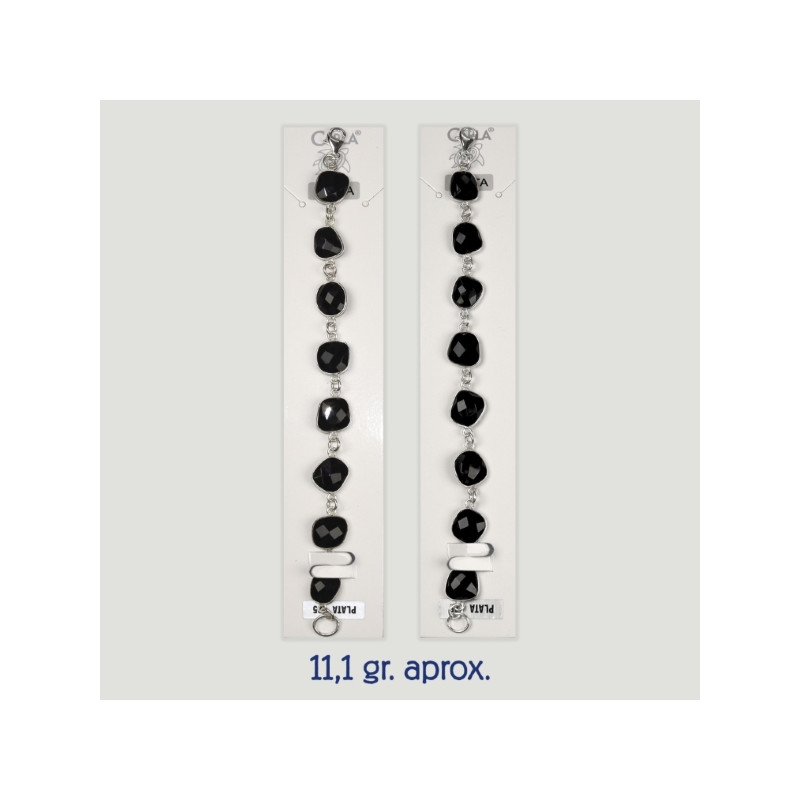 Pulseira de prata com minerais variados. A partir de 11gr. (PREÇO POR GRAMA) Pulseira de prata com minerais variados. A partir de 11gr. (PREÇO POR GRAMA)