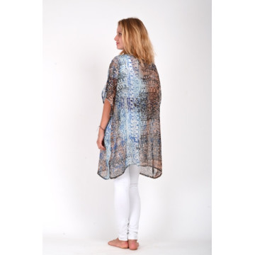 Poncho chifón