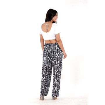 Pantalon long en rayonne.