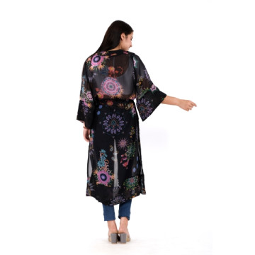 Kimono largo chifón.