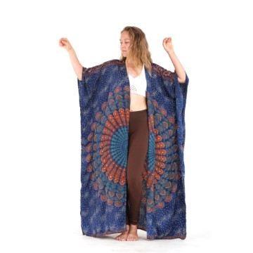 Kimono long en polyester.