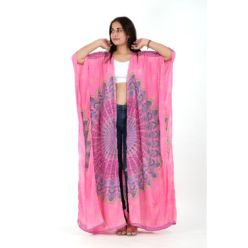 Kimono long en polyester.