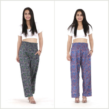 Rayon long pants.