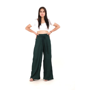 Rayon long pants.