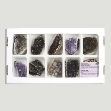 druse amethyst. Natural multicolour 3-4.5cm- (H10)