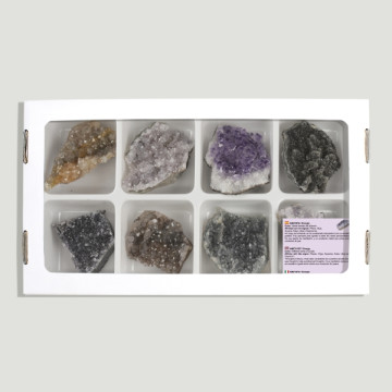 druse amethyst. Natural multicolour 4.5-6cm- (H8)