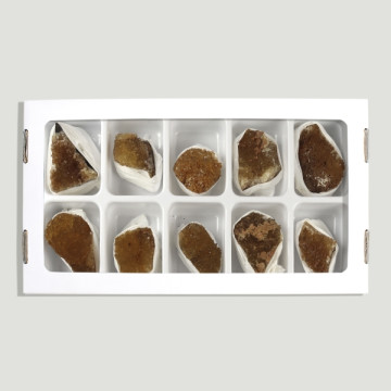 Druse Calcite Honey 3-4,5cm approx. (Al10).
