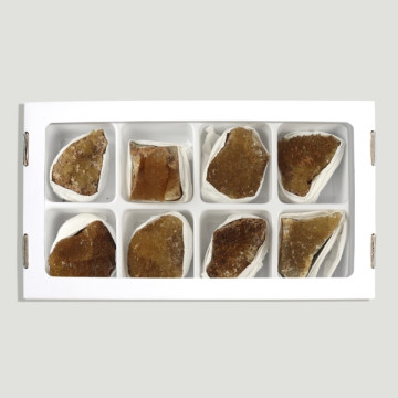 Druse Calcite Honey 4,5-6cm approx. (Al8).