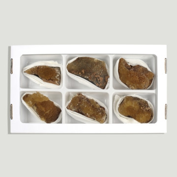 Druse Calcite Honey 6-7cm approx. (Al6).
