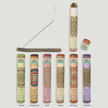Incense tube (30 stick) + incense holder 4.5x28.5 cm
