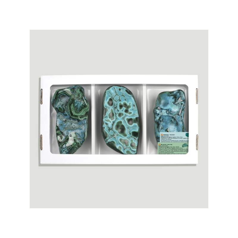 Chrysocolla-Malachite Box 0.950gr approx- (Al3) Chrysocolla-Malachite Box 0.950gr approx- (Al3)