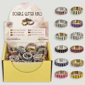 Display double elastic rings assorted