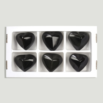 Corazón Obsidiana Iris 125-160gr-(Al6)