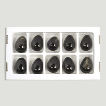 Oeufs d'Obsidienne Dorée 60-80gr (Al10)