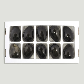 Oeufs d'Obsidienne Dorée 100-125gr (Al10)