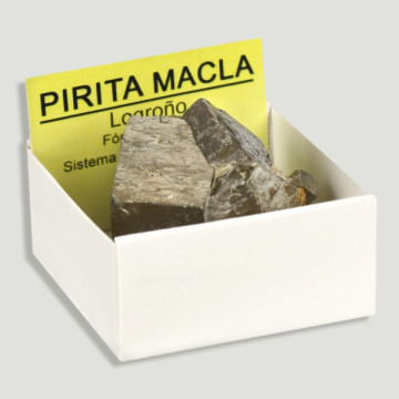 Pyrite Macla Logroño (Large) 4x4 box