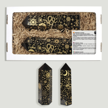 Mystical Obsidian Point Box 1,100 approx- 26x17cm