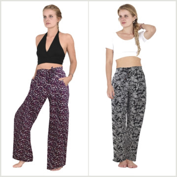 Rayon long pants.