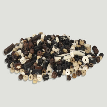 Sachet de perles bois+os - 60gr environ