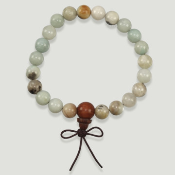 Pulsera MALA Rosario Tibet Amazonita