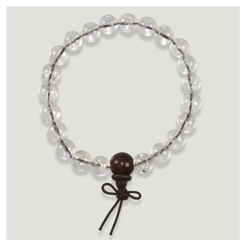 Pulsera MALA Rosario Tibet Cuarzo Cristal Pulsera MALA Rosario Tibet Cuarzo Cristal