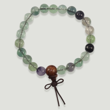 Pulsera MALA Rosario Tibet Fluorita