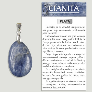 KIANITA LAGRIMASilver pendant