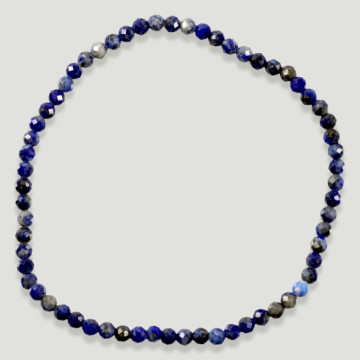 Pulseira Bola Facetada LAPISLAZULI 3MM