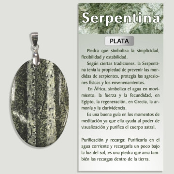 SERPENTINA Colgante plata – Forma surtida 