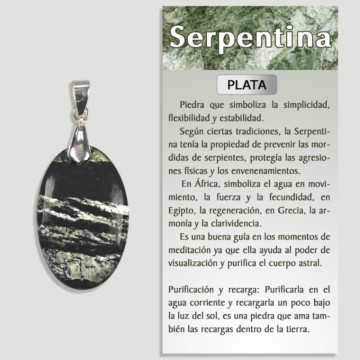 SERPENTINA Colgante plata – Forma surtida 