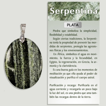 SERPENTINA Colgante plata – Forma surtida 