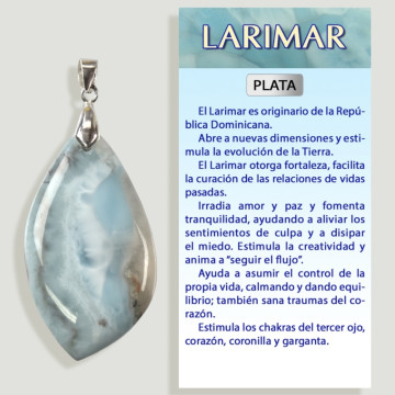 LARIMAR Silver Pendant – Assorted Shape
