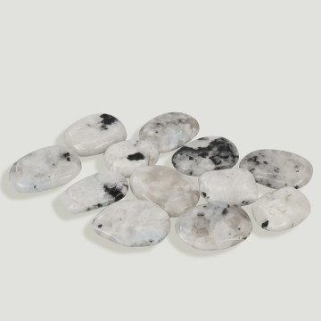 Rounded flat polished Moonstone 3-4cm