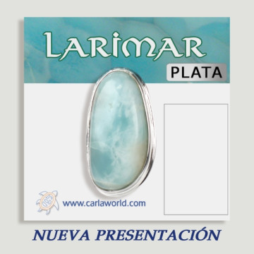 LARIMAR Silver Cabochon Ring (PRICE PER GRAM)
