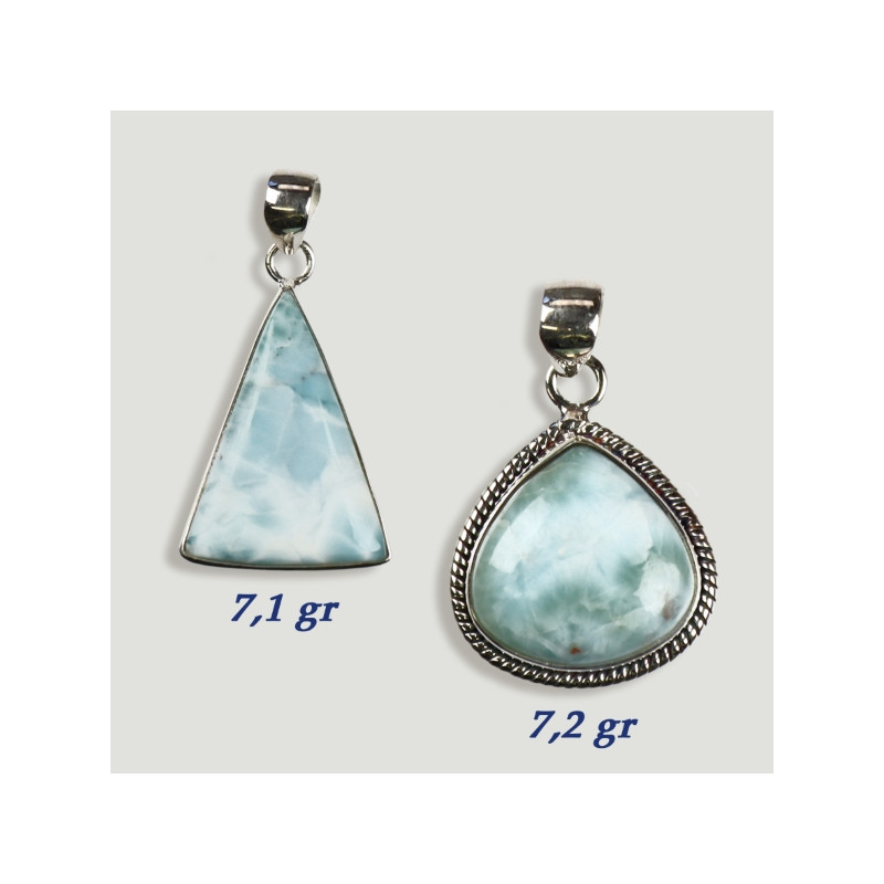 Pingente Cabochão Prata LARIMAR CABOCHÃO 7,1gr-7,-2gr (PREÇO POR GRAMA) Pingente Cabochão Prata LARIMAR CABOCHÃO 7,1gr-7,-2gr (PREÇO POR GRAMA)