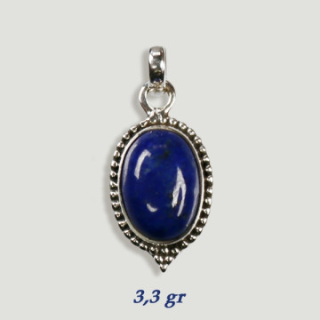 Silver Pendant Cabochon LAPISLAZULI 7.1gr-7.8gr (PRICE PER GRAM)