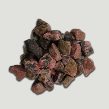 Remplacement de la pierre véritable Rhodonite en BRUT