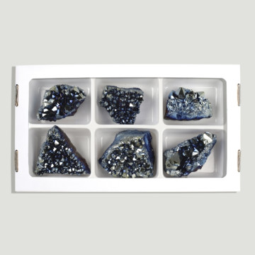 Druse Amethyst Aqua Aura 6-7cm- (H6)