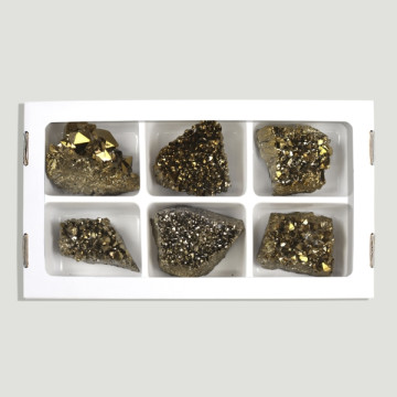 Druse Amethyst Golden Aura 6-7cm- (H6)