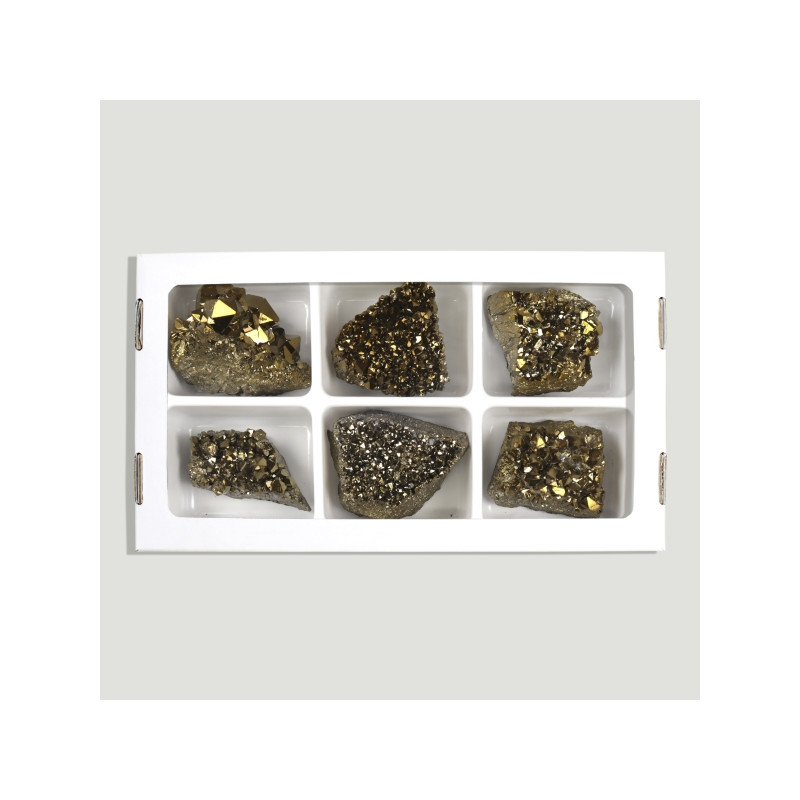 Druse Amethyst Golden Aura 6-7cm- (H6) Druse Amethyst Golden Aura 6-7cm- (H6)